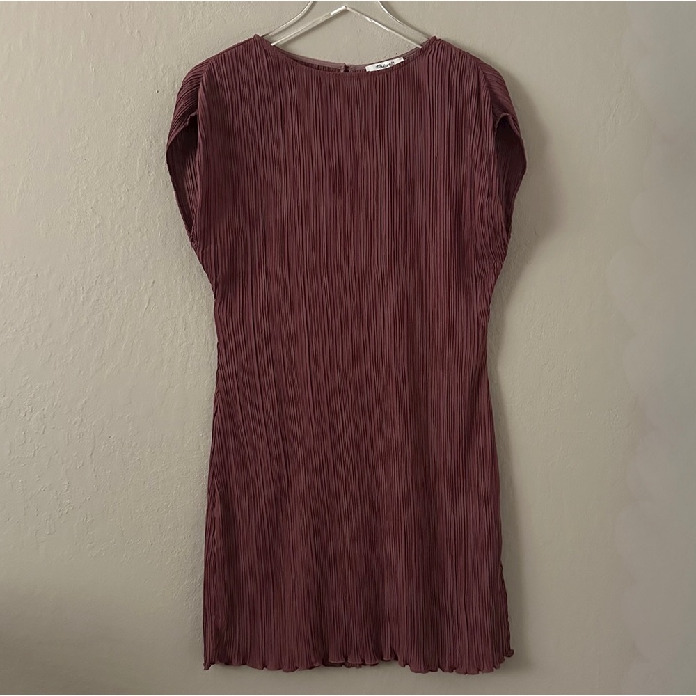 Madewell Plissé Mini Tee Dress